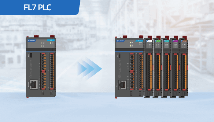 Flexem FL7 PLC bővítőmodulokkal
