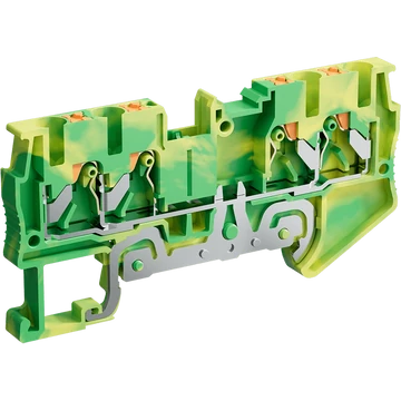4 vezetékes földelő Push-in sorkapocs 2,5 mm2 zöld-sárga GHPT025-QU-PE
