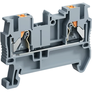2 vezetékes átmenő Push-in sorkapocs, 2.5 mm2  24 A Szürke GHPT025