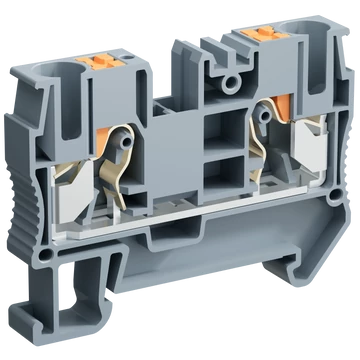 2 vezetékes átmenő Push-in sorkapocs, 6 mm2 41A Szürke GHPT6