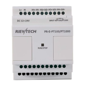 Rievtech PR-E-PT100/PT1000 Hőmérsékleti jel feldolgozó bővítő modul