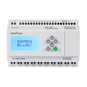 Rievtech PR-24DC-DA-R PLC (relés kimenet)