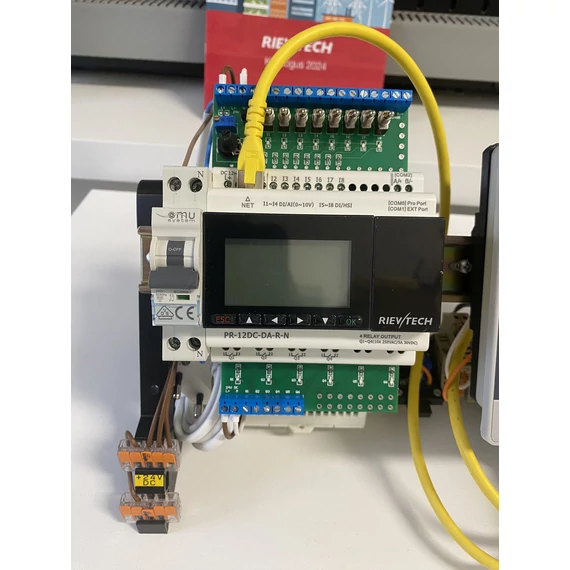 Rievtech Ethernet PLC és HMI oktató csomag I/O teszterrel