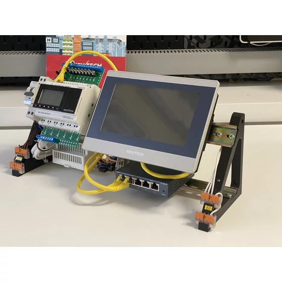 Rievtech Ethernet PLC és HMI oktató csomag I/O teszterrel