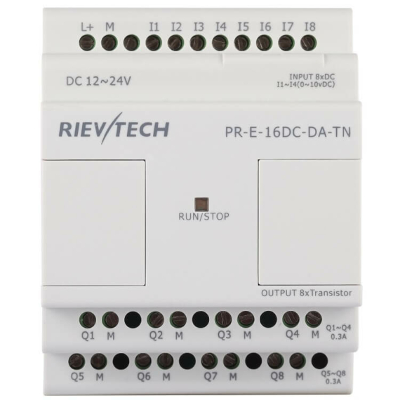Rievtech PR-E-16DC-DA-TN Tranzisztoros bővítő modul