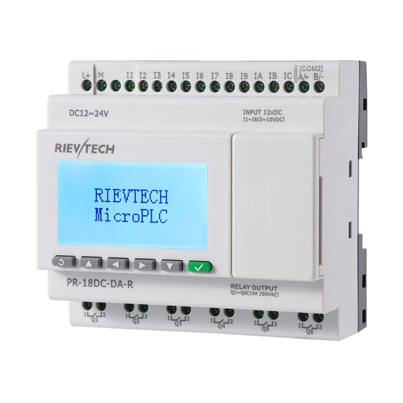 Rievtech PR-18DC Starter kit (PLC+USB programozó kábel)