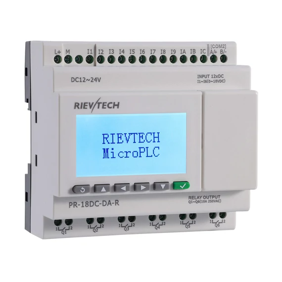 Rievtech PR-18DC Starter kit (PLC+USB programozó kábel)