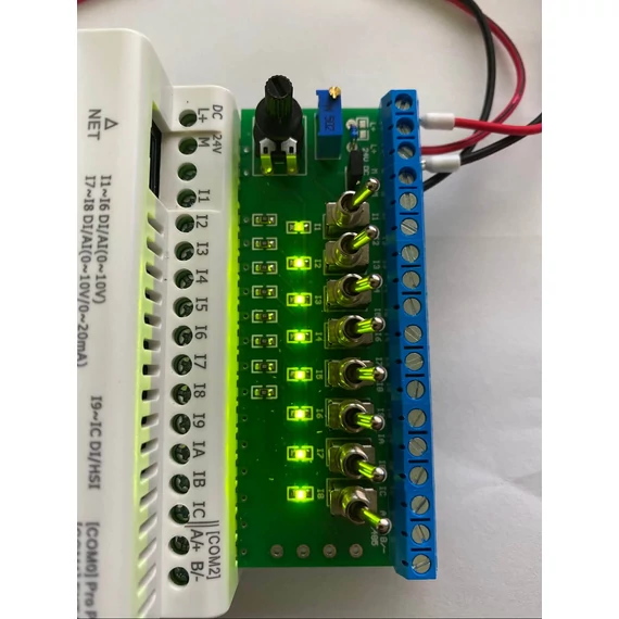 Rievtech I/O teszter sorkapocs kivezetéssel